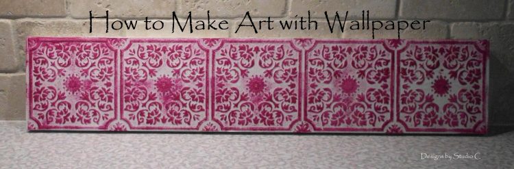 diy wallpaper art for walls