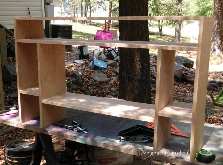 custom hutch old desk sanding