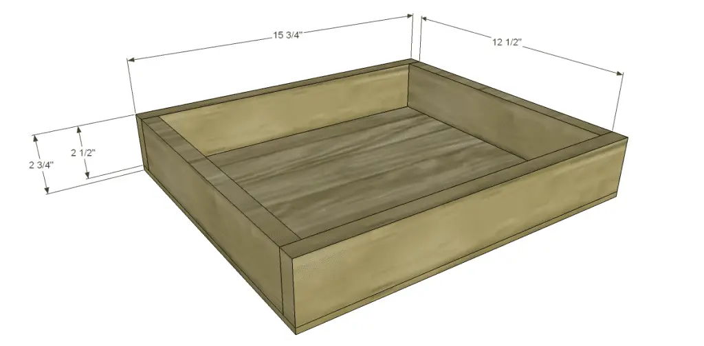 Free Furniture Plans to Build a Bookcase_Drawer Boxes