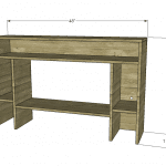 build hutch desk dimensions