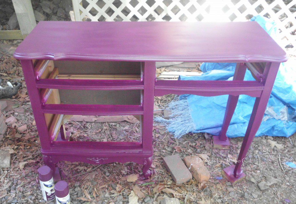 upgrade an old desk paint