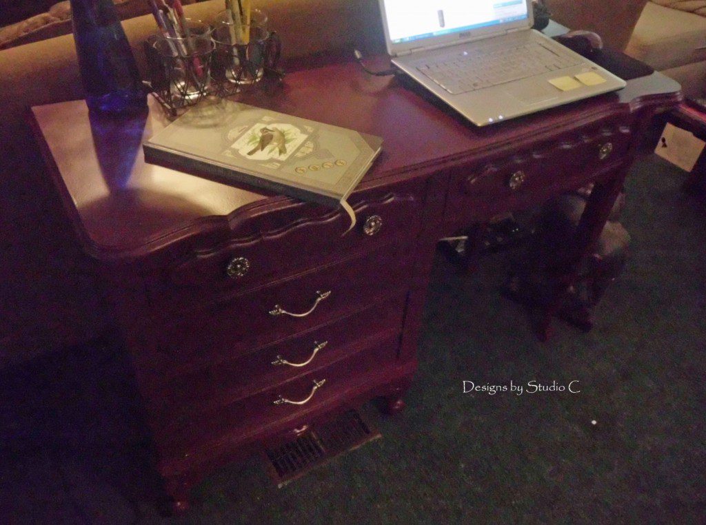 upgrade an old desk finished project