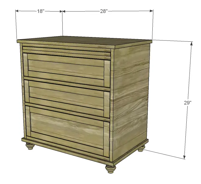 Free Plans to Build a Pier One Inspired Ashworth Nightstand