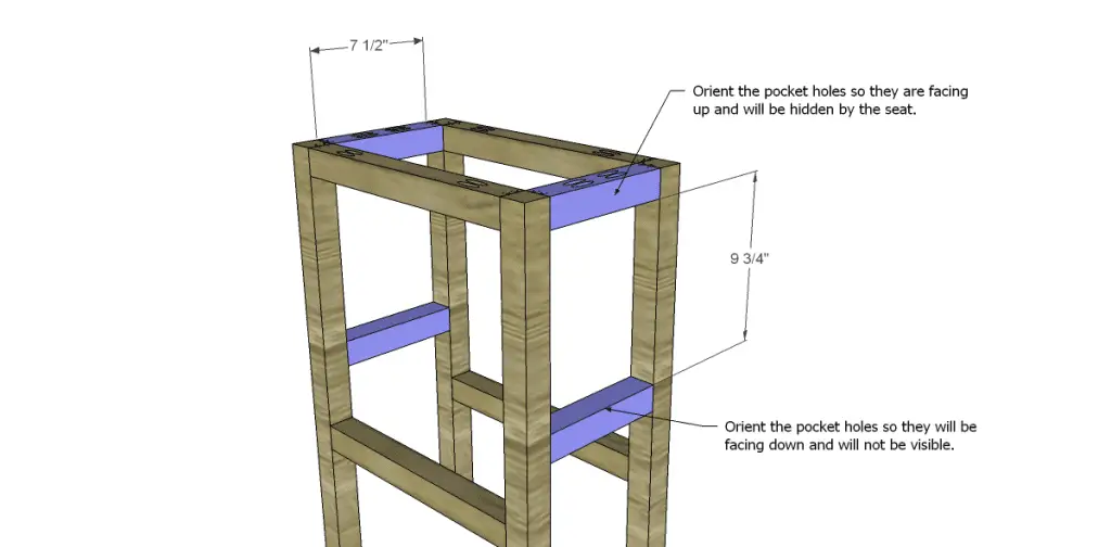 Free Plans to Build a Simple 30" Barstool 3