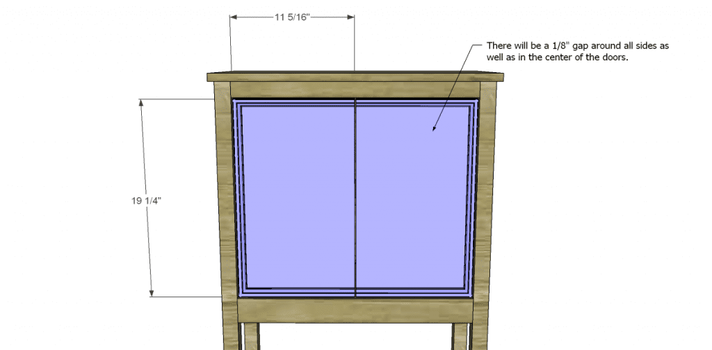 Free Plans to Build a Pier One Inspired Rivet Cabinet_Doors 2