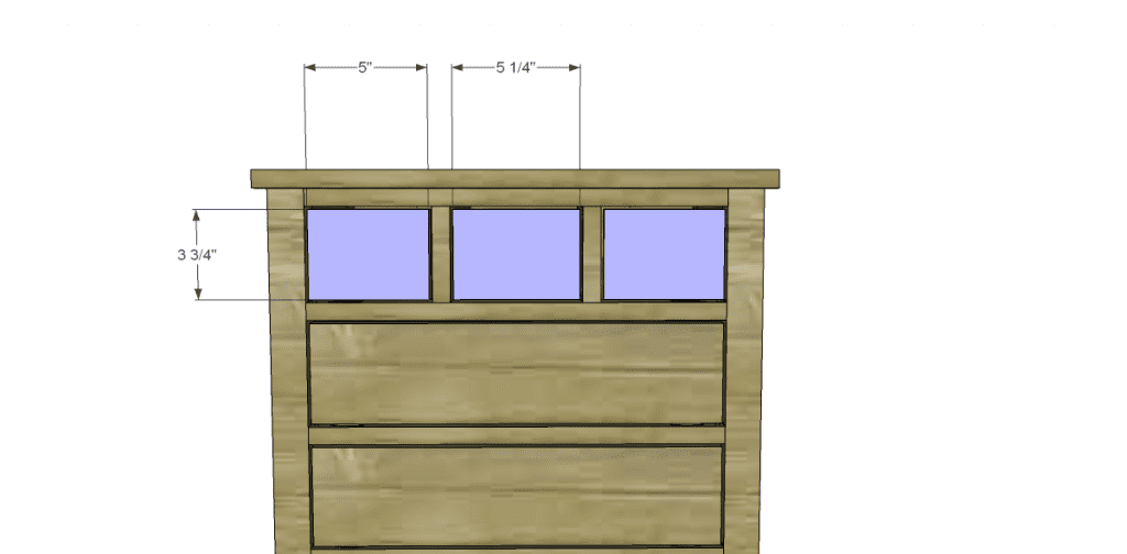 Plans to Build a Grandin Road Inspired Chloe Chest_Drawer Front 2