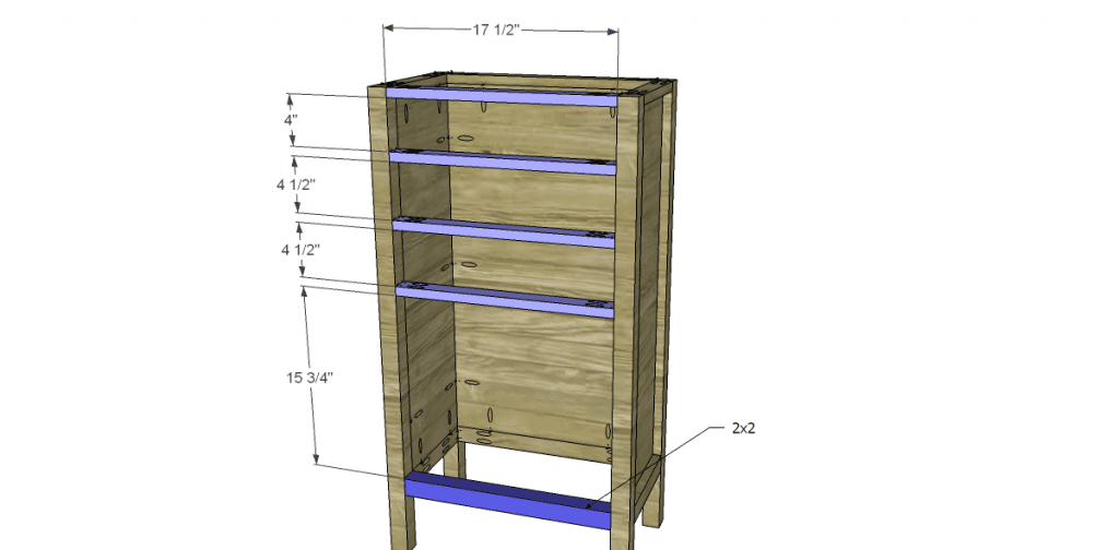 Plans to Build a Grandin Road Inspired Chloe Chest_Stretchers