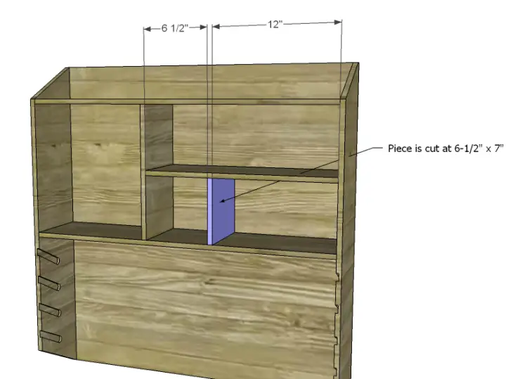 build  a wall craft organizer small divider