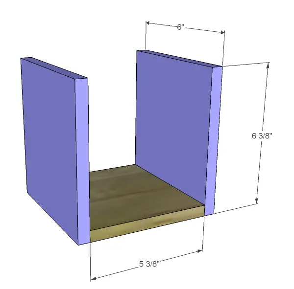 build a wall craft organizer small drawer sides bottom