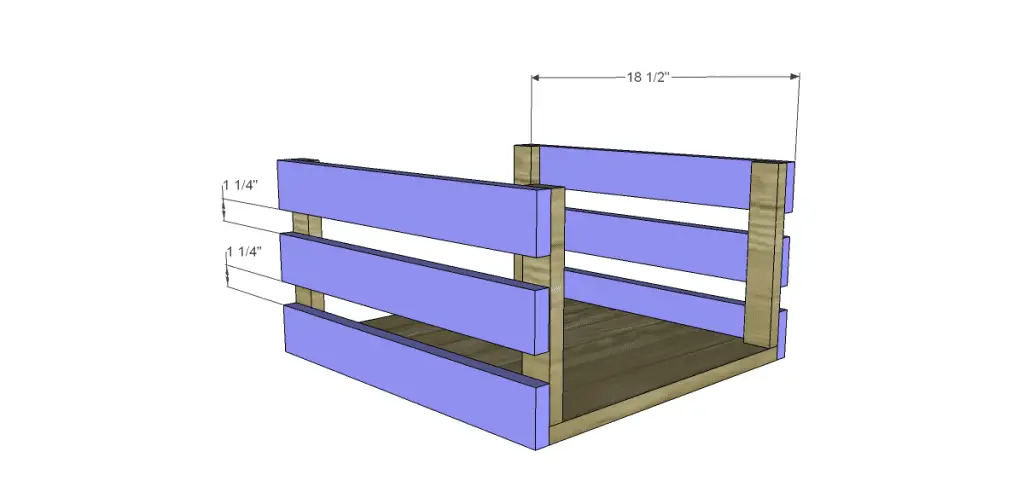 Plans to Build the Crates for the Napa Style Inspired San Marcos Sideboard_Slats 1