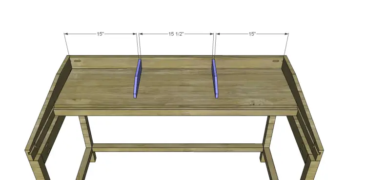 crate barrel inspired brey desk dividers attached