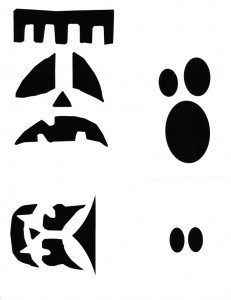 Halloween Face Template 3