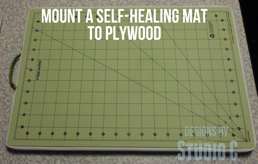 How to Mount a Self-Healing Mat to Plywood SANY1209 copy3