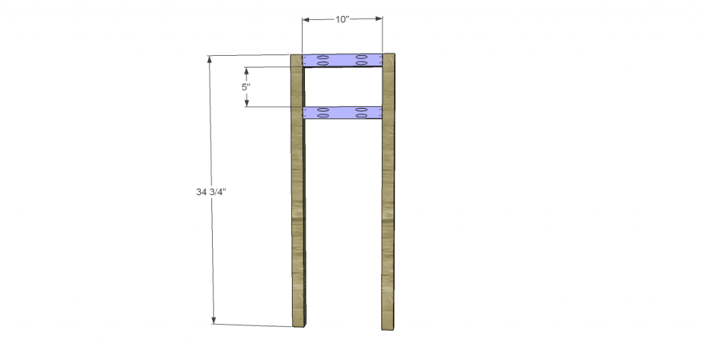 plans to build slim sideboard center divider