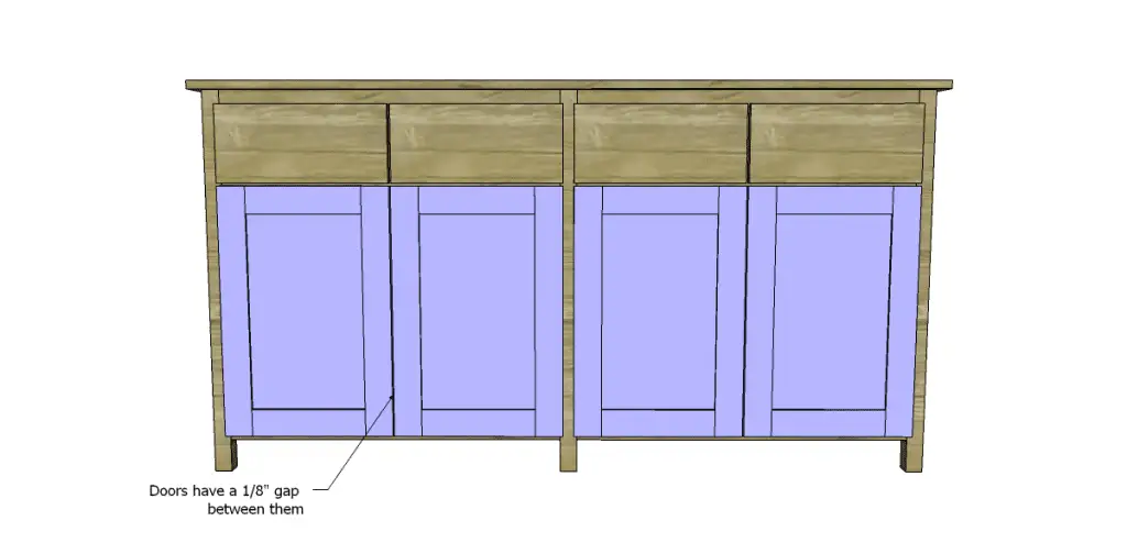 Plans to Build a Slim Sideboard 12