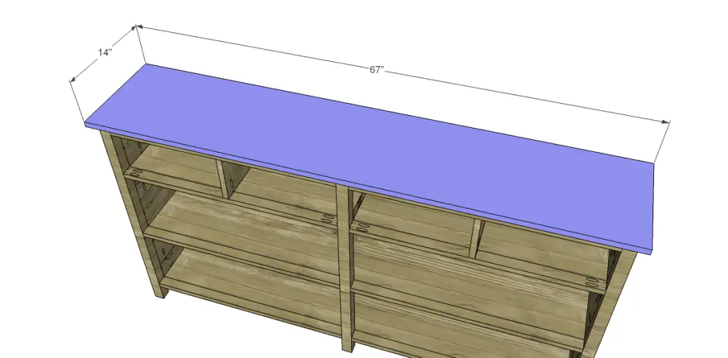 plans to build slim sideboard top