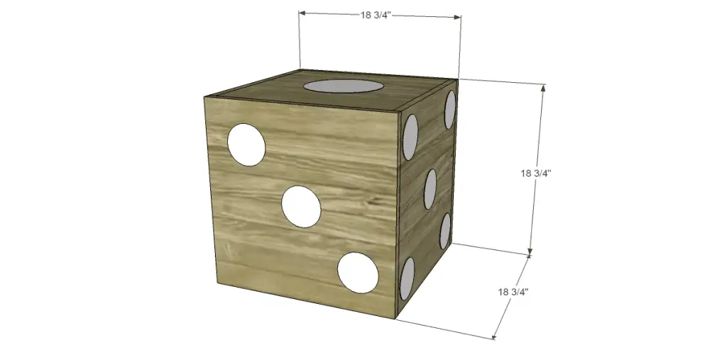 build an antique dice table dimensions