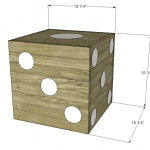 build an antique dice table featured image of project with dimensions