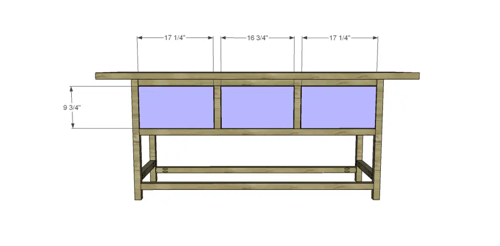 free plans to build a wisteria inspired chinese butcher table_Drawer Fronts