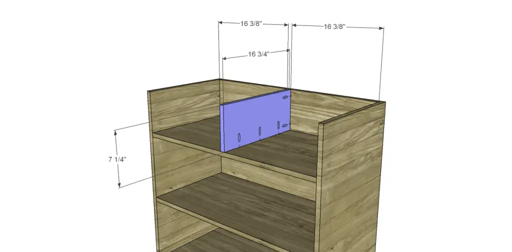 Free Plans to Build a Pier One Inspired Ashworth 5-Drawer Dresser_Divider