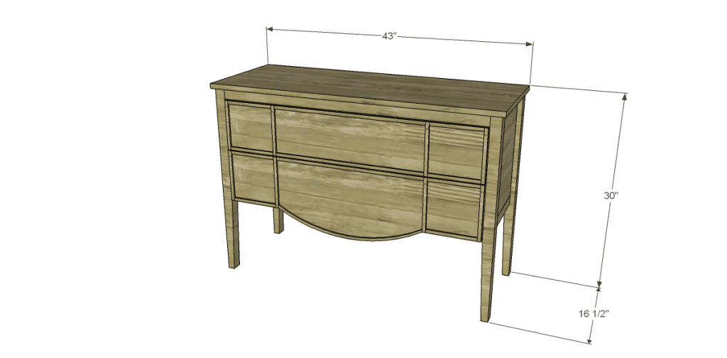 free furniture plans build gustavian console