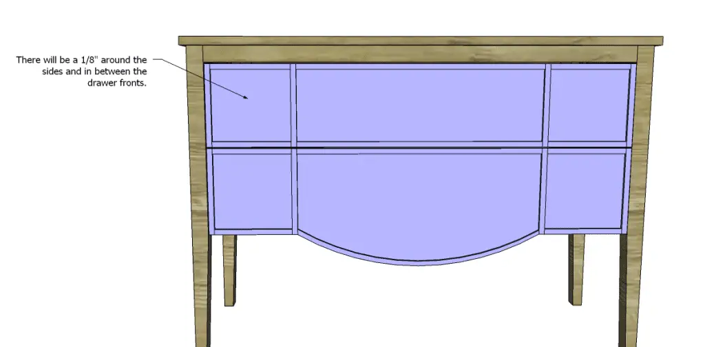 free furniture plans build gustavian console_Drawer Fronts 2