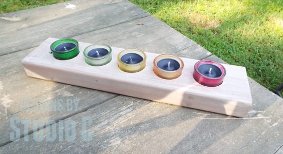 How to Make a Candle Holder Using a 2x4 DSCF1956