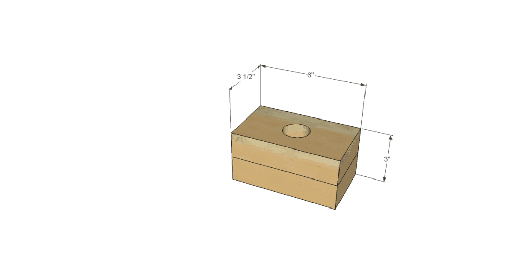 the glue holder dimensions plan drawing