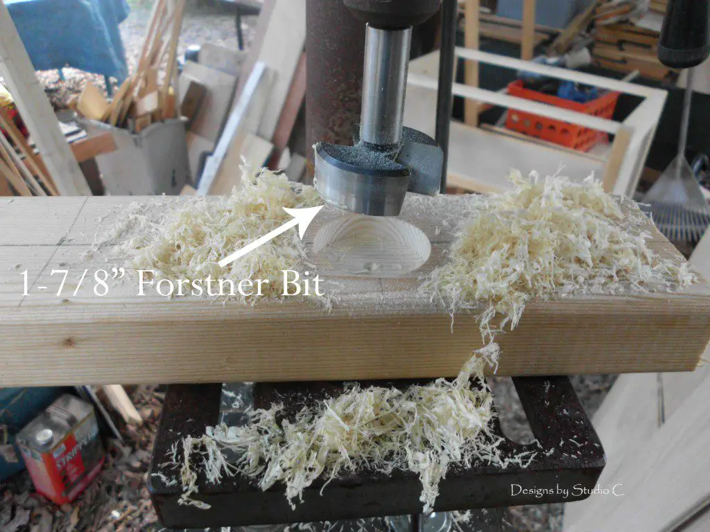 How to Make a Candle Holder Using a 2x4 forstner bit
