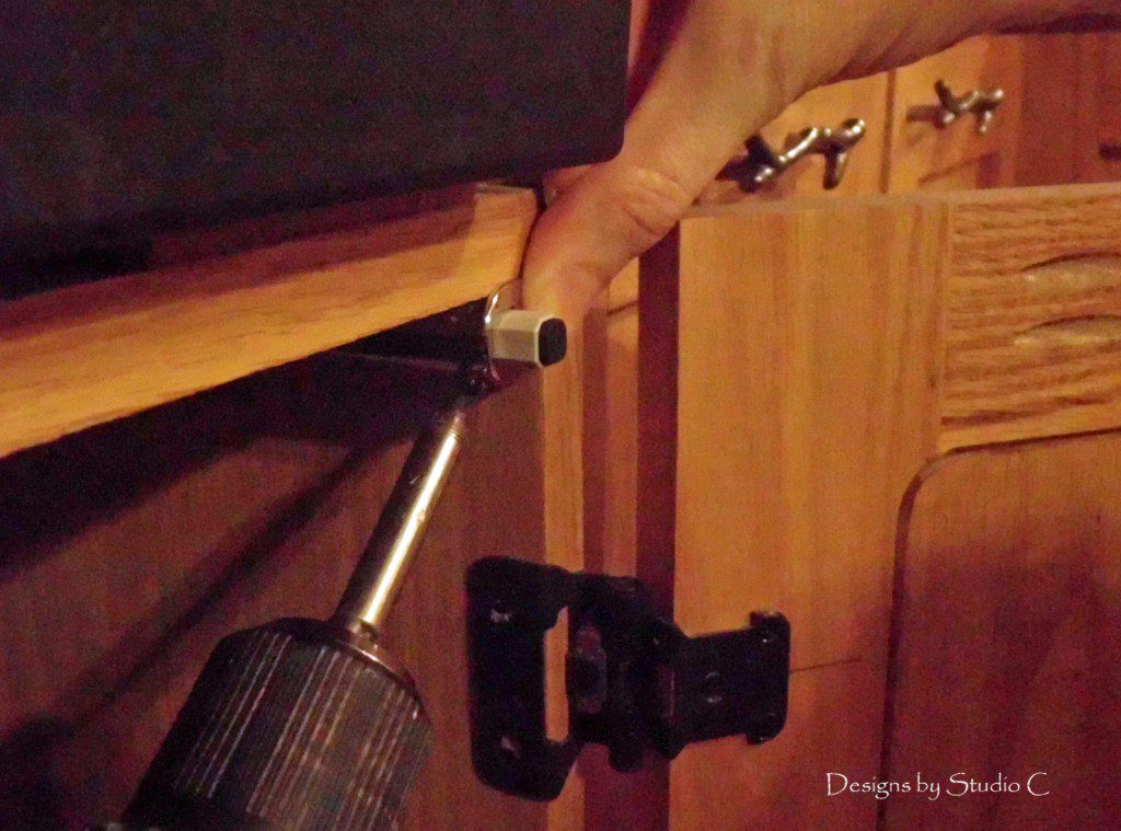 How to Install Dampers on Cabinet Doors secure with screws