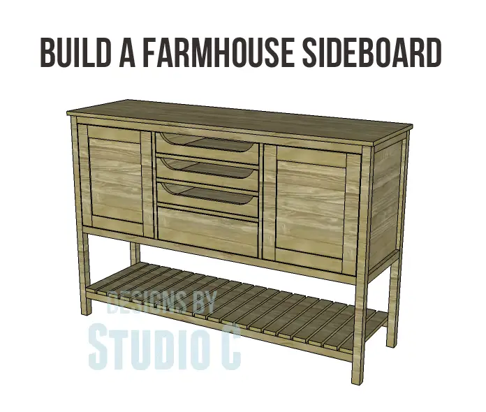 Free Plans to Build a Joss Main Inspired Farmhouse Sideboard_copy