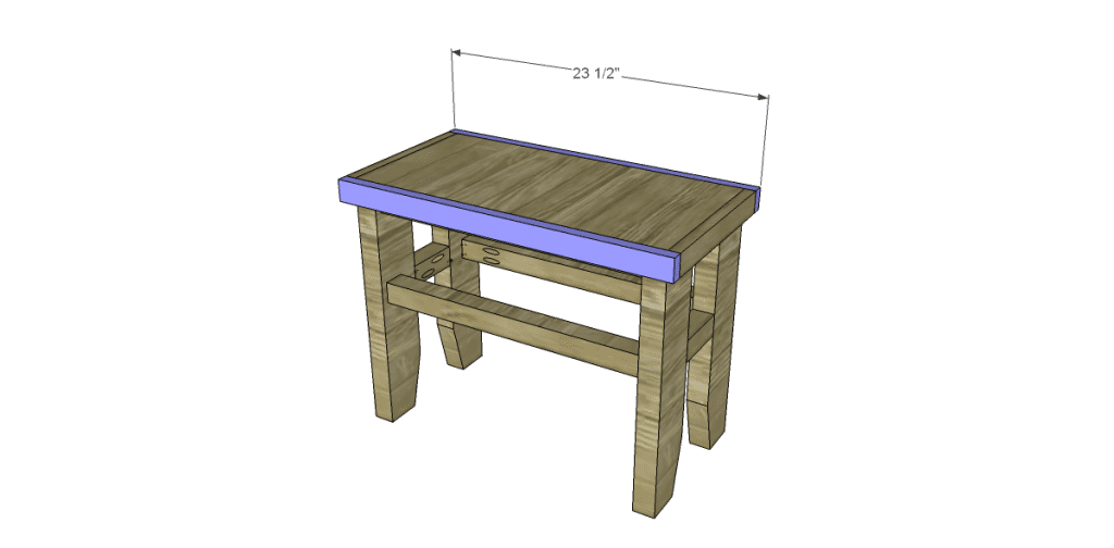 free plans build napa style inspired fair square benches_Long Aprons