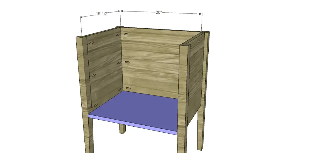 Free Plans to Build a Wisteria Inspired Dreamy Bedside Table_Bottom