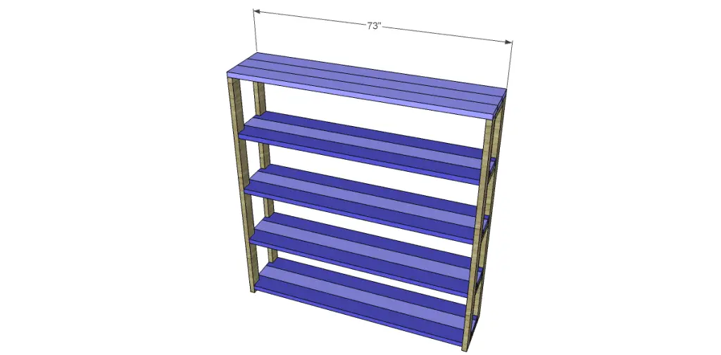 build a pine wood bookcase shelves