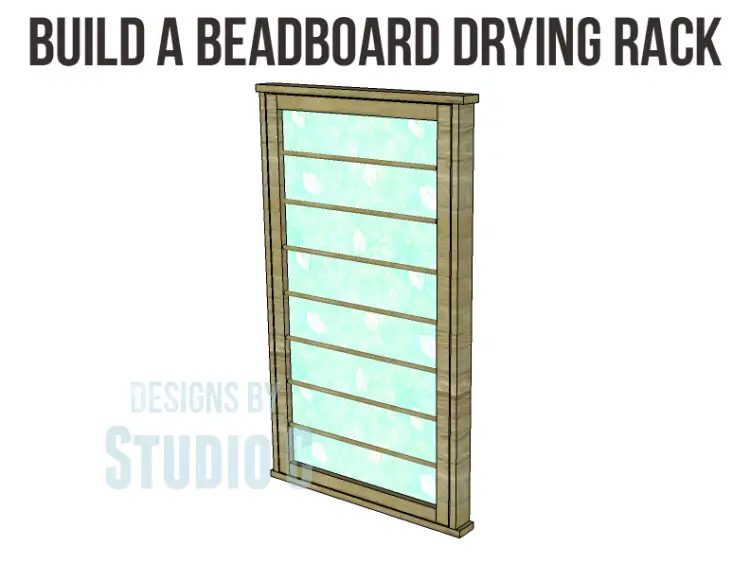 Free Plans to Build a Beadboard Drying Rack Med