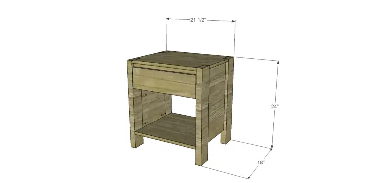 plans build boerum nightstand