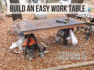 How to Build an Easy Work Table