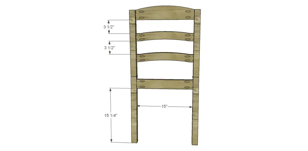 Free Plans to Build a Dining Chair 1_Back