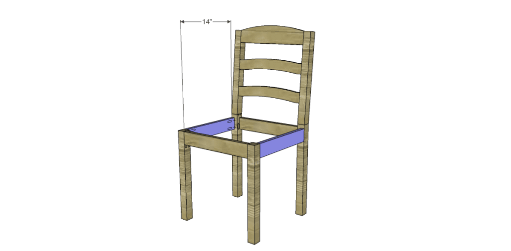 Free Plans to Build a Dining Chair 1_Stretchers