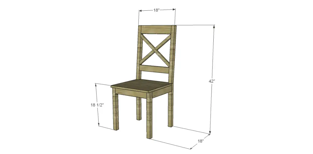Free Plans to Build a Dining Chair #2