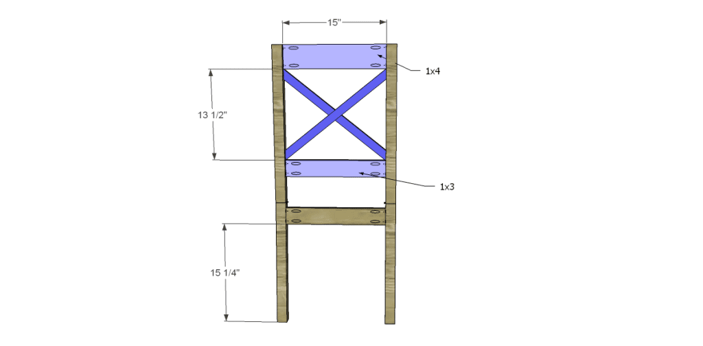 Free Plans to Build a Dining Chair 2_Back