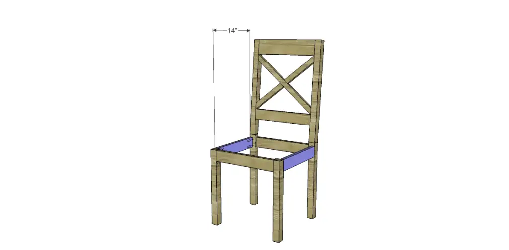 Free Plans to Build a Dining Chair 2_Stretchers