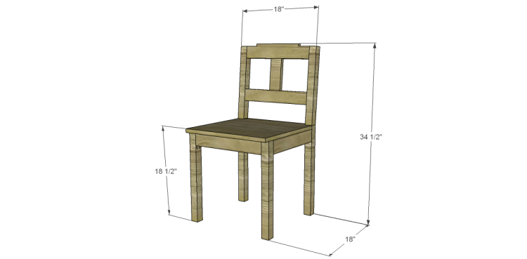 Free Plans to Build a Dining Chair 3