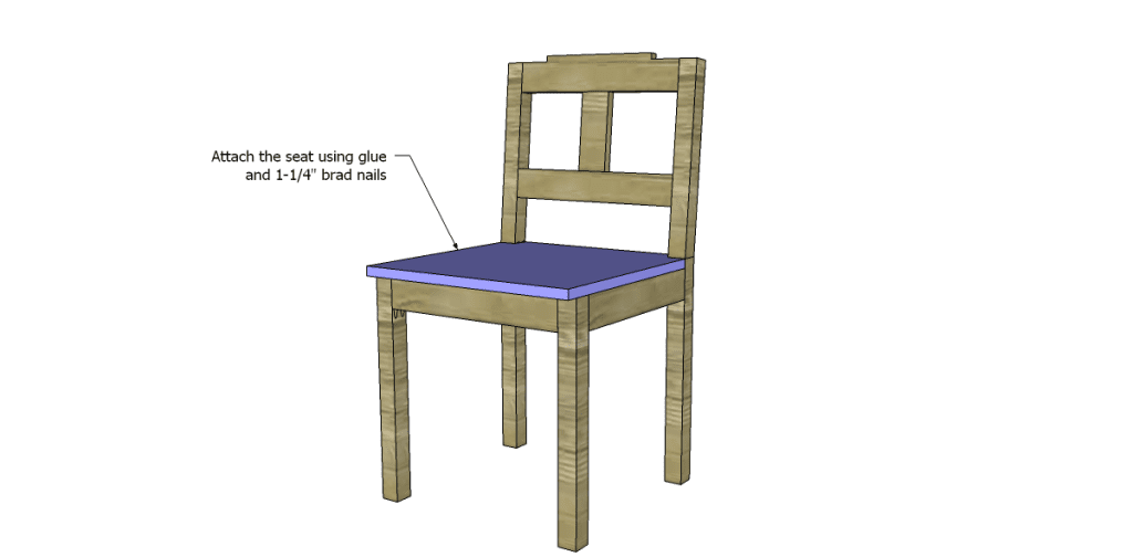 Free Plans to Build a Dining Chair 3_Seat 2