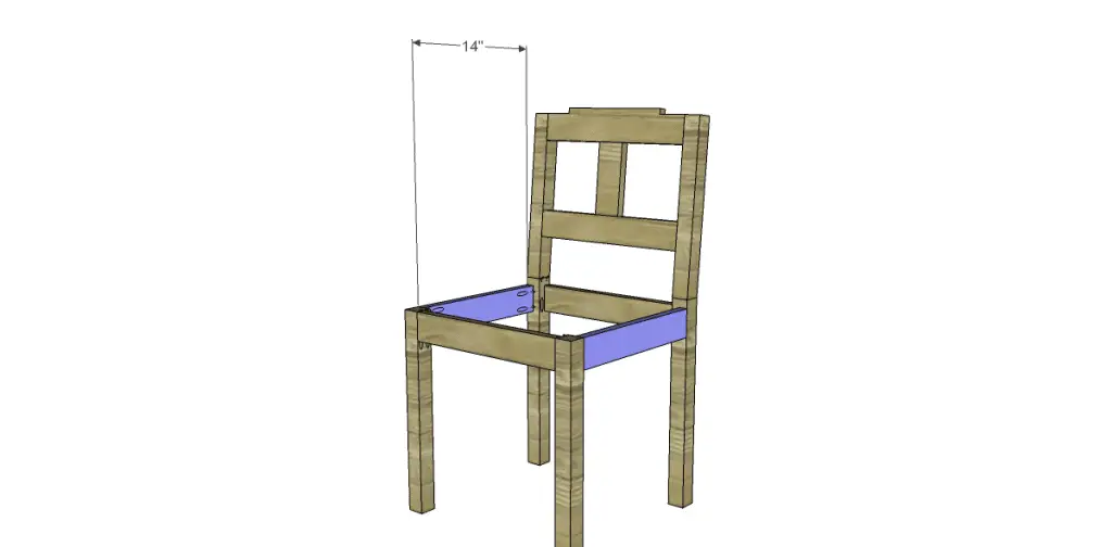Free Plans to Build a Dining Chair 3_Stretchers