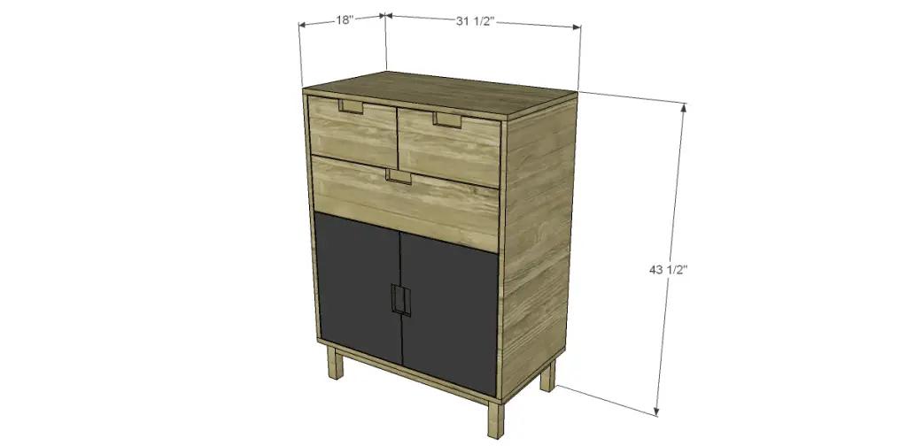 Free Plans to Build a CB2 Inspired Stash Chest