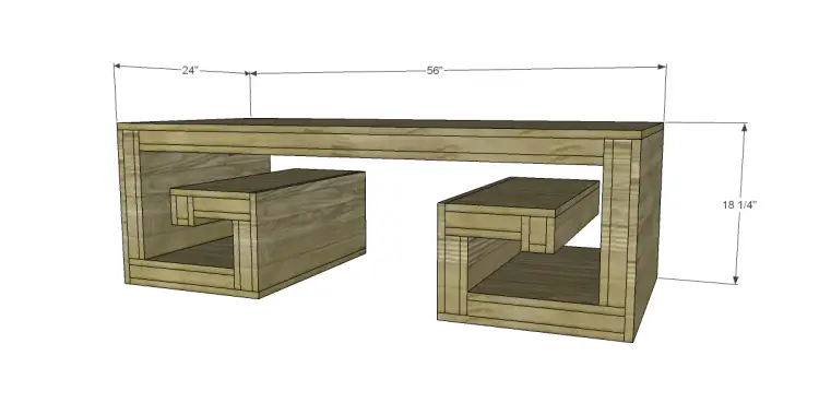 Free Plans to Build a Horchow Inspired Key Coffee Table