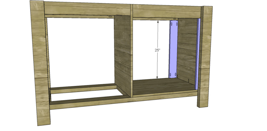 Free Plans to Build a New American Barnwood Kitchen Island_Door Hinge Pieces