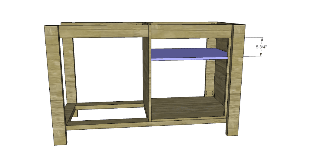 Free Plans to Build a New American Barnwood Kitchen Island_Drawer Divider 2