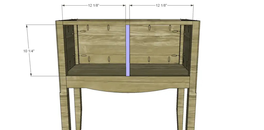 free plans to build a seventh ave inspired janikka table_Divider